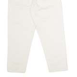 PEPE JEANS Womens Twill Trousers White Regular Tapered W32 L28