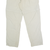 COLUMBIA Outdoor Womens Trousers Cream Regular Straight W28 L29