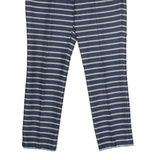ZARA Striped Womens Trousers Blue Regular Tapered W30 L26