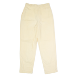 INTERNATIONAL SPOTLIGHT CLOTHING Pleated Womens Trousers Yellow Straight 90s Wool W28 L30