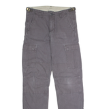 CARHARTT WIP Aviation Mens Canvas Trousers Grey Regular Straight W27 L32