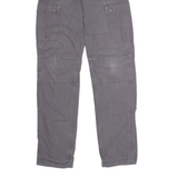 CARHARTT WIP Aviation Mens Canvas Trousers Grey Regular Straight W27 L32