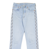 LEVI'S 501 Jeans Spell-Out Premium Womens Blue Regular Straight W26 L28