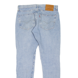 LEVI'S 512 BIG E Jeans Mens Blue Slim Tapered Stone Wash W30 L32