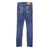 LEVI'S 519 Jeans Mens Blue Slim Skinny Stone Wash W30 L34