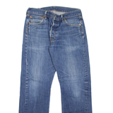 LEVI'S 501 Jeans Mens Blue Regular Straight Stone Wash W30 L32