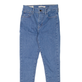 LEVI'S 720 High Rise BIG E Womens Jeans Blue Slim Skinny W25 L28