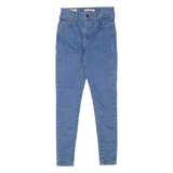 LEVI'S 720 High Rise BIG E Womens Jeans Blue Slim Skinny W25 L28