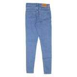 LEVI'S 720 High Rise BIG E Womens Jeans Blue Slim Skinny W25 L28