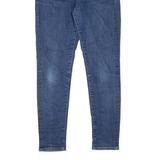 LEVI'S 721 High Rise BIG E Womens Jeans Blue Slim Skinny W28 L28