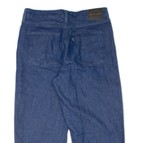 LEVI'S Line 8 Cropped Mens Jeans Blue Loose Tapered W33 L22