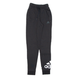 ADIDAS Womens Joggers Black Tapered XS W20 L29