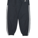 ADIDAS Womens Track Pants Black Tapered S W24 L29