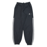 ADIDAS Womens Track Pants Black Tapered S W24 L29