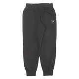 PUMA Womens Joggers Black Tapered XS W25 L27