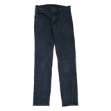 LEVI'S 511 Jeans Mens Black Slim Straight W27 L29