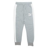 PUMA Mens Joggers Grey Tapered S W26 L26