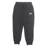 PUMA Mens Joggers Black Tapered XS W27 L27