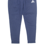 ADIDAS Mens Joggers Blue Tapered S W24 L27