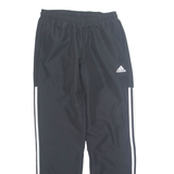 ADIDAS Mens Track Pants Black Tapered S W28 L30