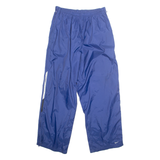 NIKE Mens Rain Trousers Blue Nylon Straight 2XL W33 L32