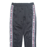 CHAMPION Side Poppers Mens Track Pants Black Straight S W29 L30