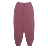 PUMA Womens Joggers Maroon Tapered S W25 L27