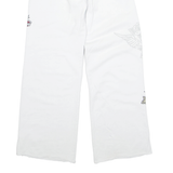 SUBDUED Womens Sweatpants White Straight UK 6 W24 L29