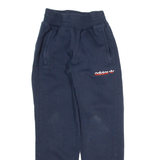 ADIDAS Mens Joggers Blue Tapered XS W26 L28