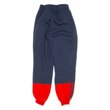 ADIDAS Mens Joggers Blue Tapered XS W26 L28