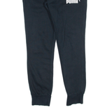 PUMA Womens Joggers Blue Tapered L W34 L31
