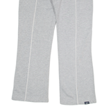 REEBOK Womens Track Pants Grey Straight UK 12 W34 L28