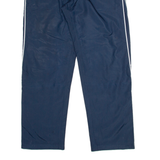 REEBOK Mesh Lined Womens Track Pants Blue Straight M W34 L31