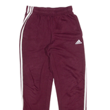 ADIDAS Womens Sweatpants Maroon Straight S W26 L28
