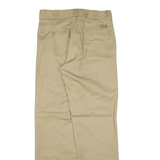 DICKIES 874 Workwear Mens Trousers Beige Regular Straight W33 L33