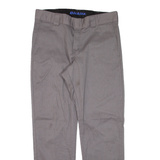 DICKIES Workwear Mens Trousers Grey Slim Tapered W33 L30