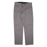DICKIES Workwear Mens Trousers Grey Slim Tapered W33 L30