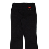 DICKIES Workwear Womens Trousers Black Slim Bootcut W29 L30