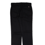 DICKIES Workwear Womens Trousers Black Slim Straight W30 L31