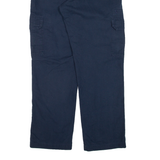 DICKIES Cargo Workwear Mens Trousers Blue Regular Straight W30 L30