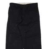 DICKIES Workwear Womens Trousers Black Regular Straight W31 L24