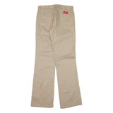 DICKIES Workwear Womens Trousers Beige Slim Bootcut W28 L30