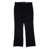 DICKIES Workwear Womens Trousers Black Slim Bootcut W34 L32