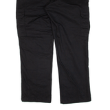 DICKIES Cargo Workwear Mens Trousers Black Regular Straight W36 L30