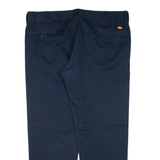 DICKIES Workwear Mens Trousers Blue Slim Straight W40 L30