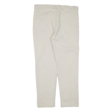 DKNY Womens Trousers Beige Regular Tapered W32 L26