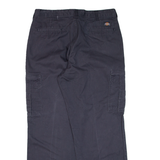 DICKIES Cargo Workwear Mens Trousers Grey Relaxed Straight W36 L29