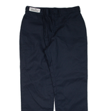 DICKIES Workwear Womens Trousers Blue Regular Straight W33 L30