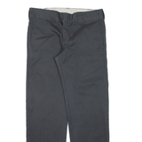 DICKIES Workwear Mens Trousers Blue Slim Straight W30 L30