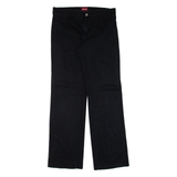 DICKIES Workwear Womens Trousers Black Regular Straight W31 L30